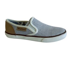 Tommy Bahama Margaritaville Blue Striped Canvas Shoes